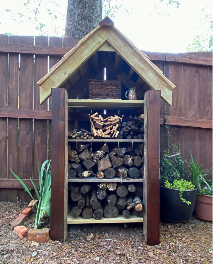 DIY Firewood Storage