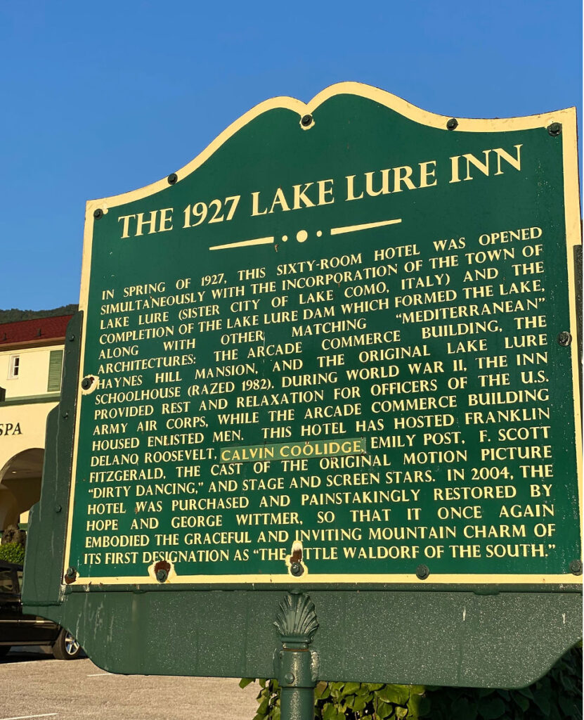 The 1927 Lake Lure Inn