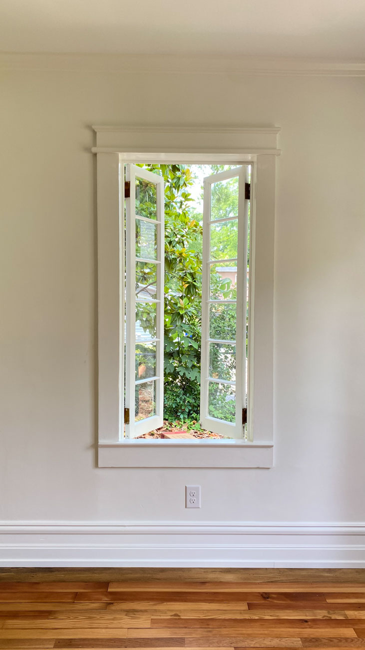 Original Wood Casement Windows