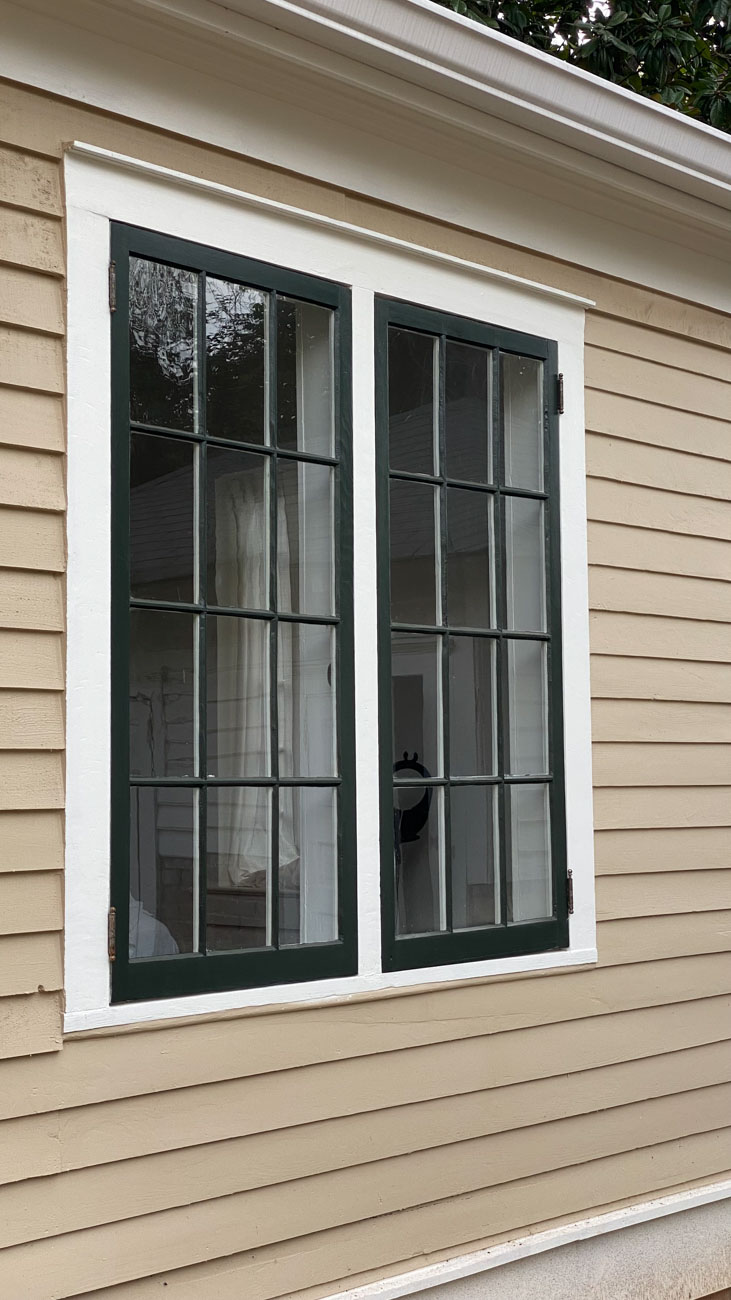 Original Windows Reinstalled on Historic Home