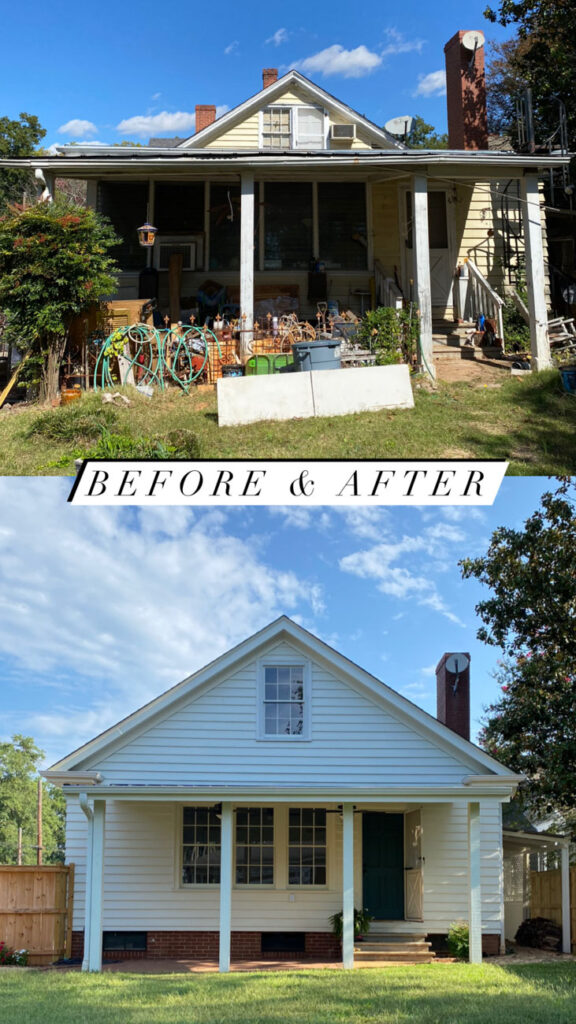 Back of House - Before & After
