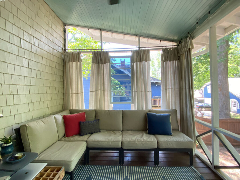 Screened Porch at My 1914 Bungalow