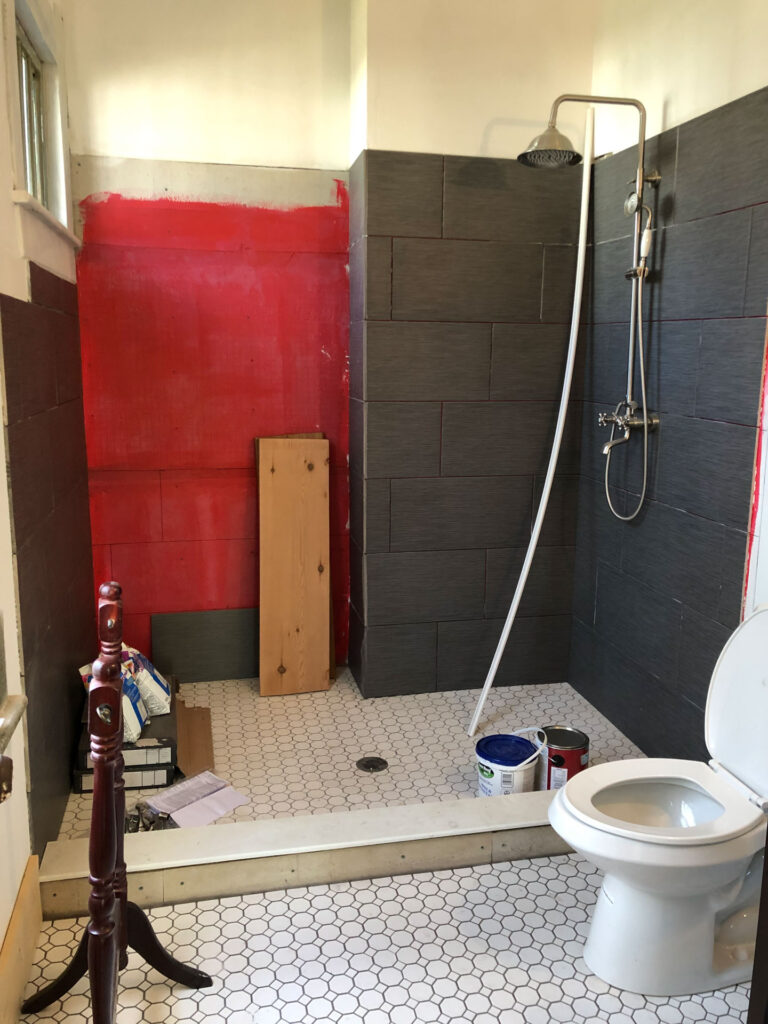 Master Bathroom Renovation - In Progress