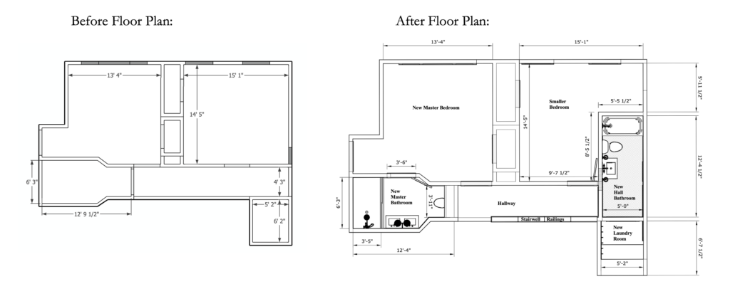 Bathroom Before and After