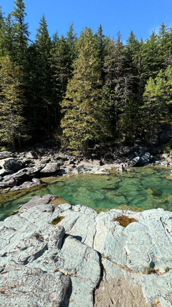 McDonald Falls in Glacier National Park