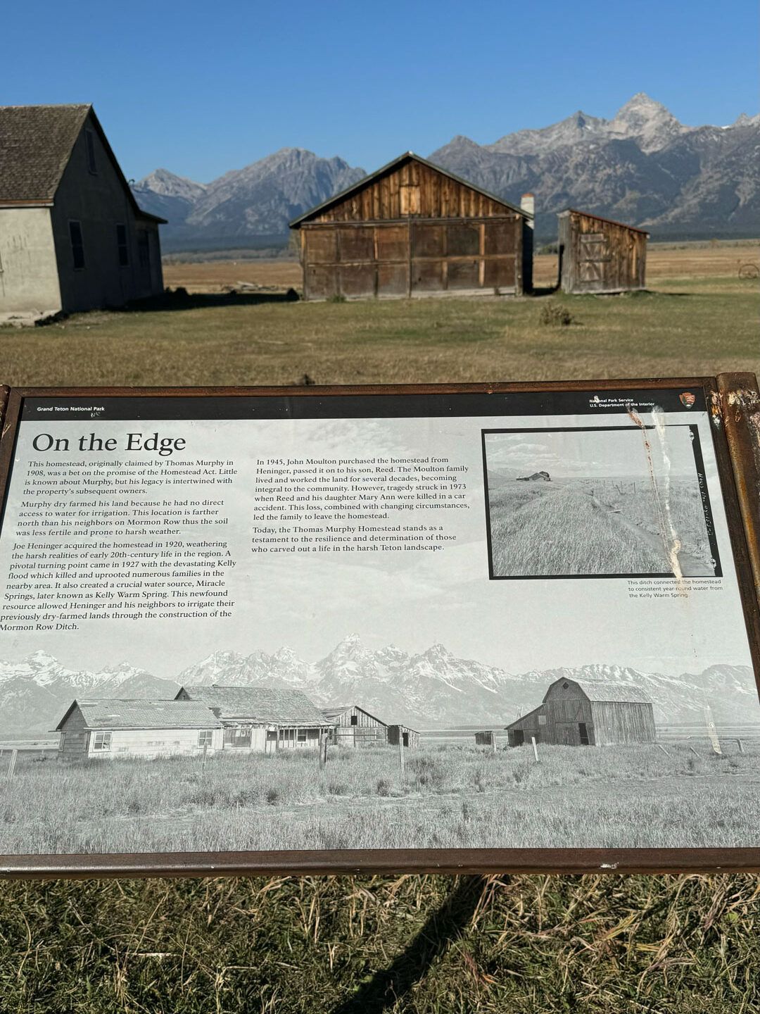 Mormon Row in Grand Teton National Park