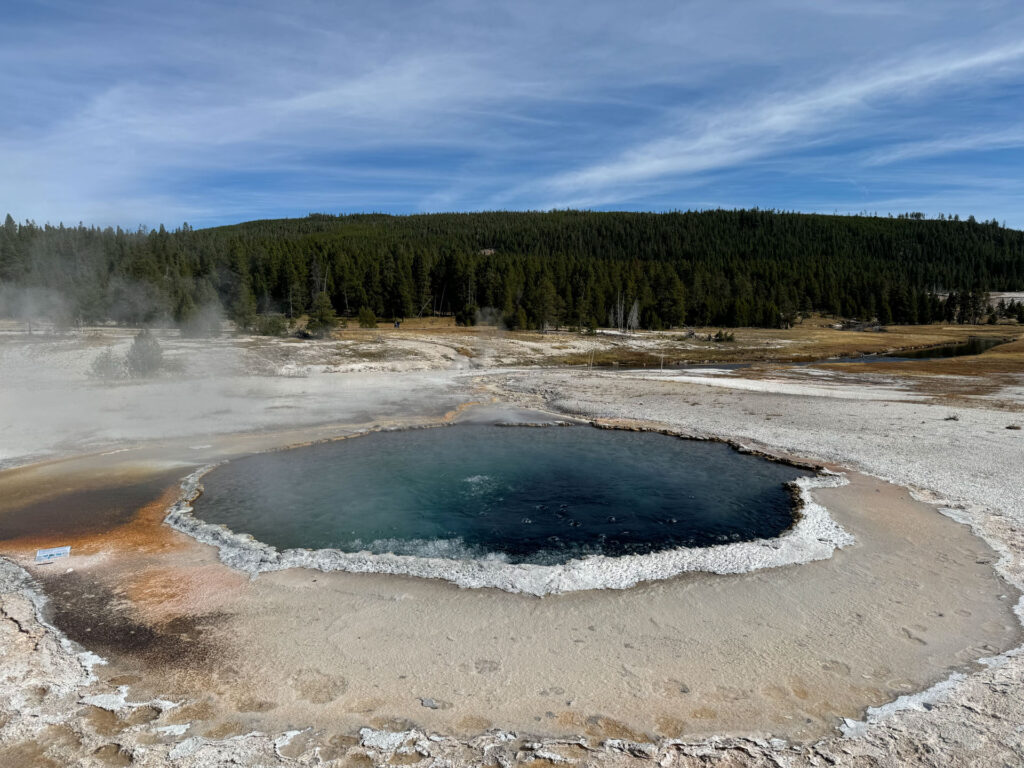 Upper Geyser Basin at Yellowstone