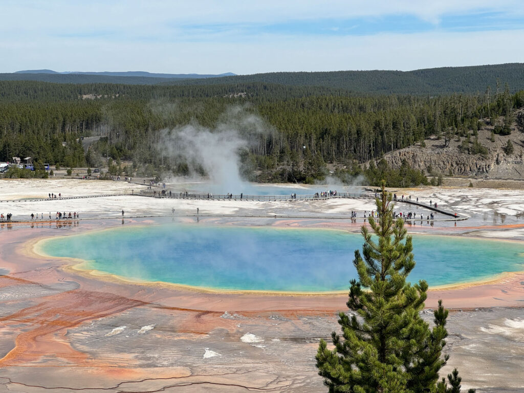 Grand Prismatic Spring at Yellowstone