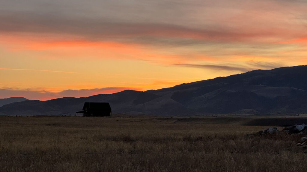 Sunset in Montana