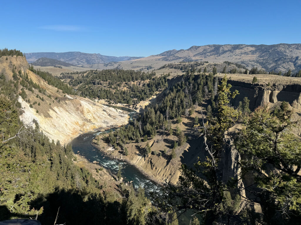 Inspiration Point in Yellowstone