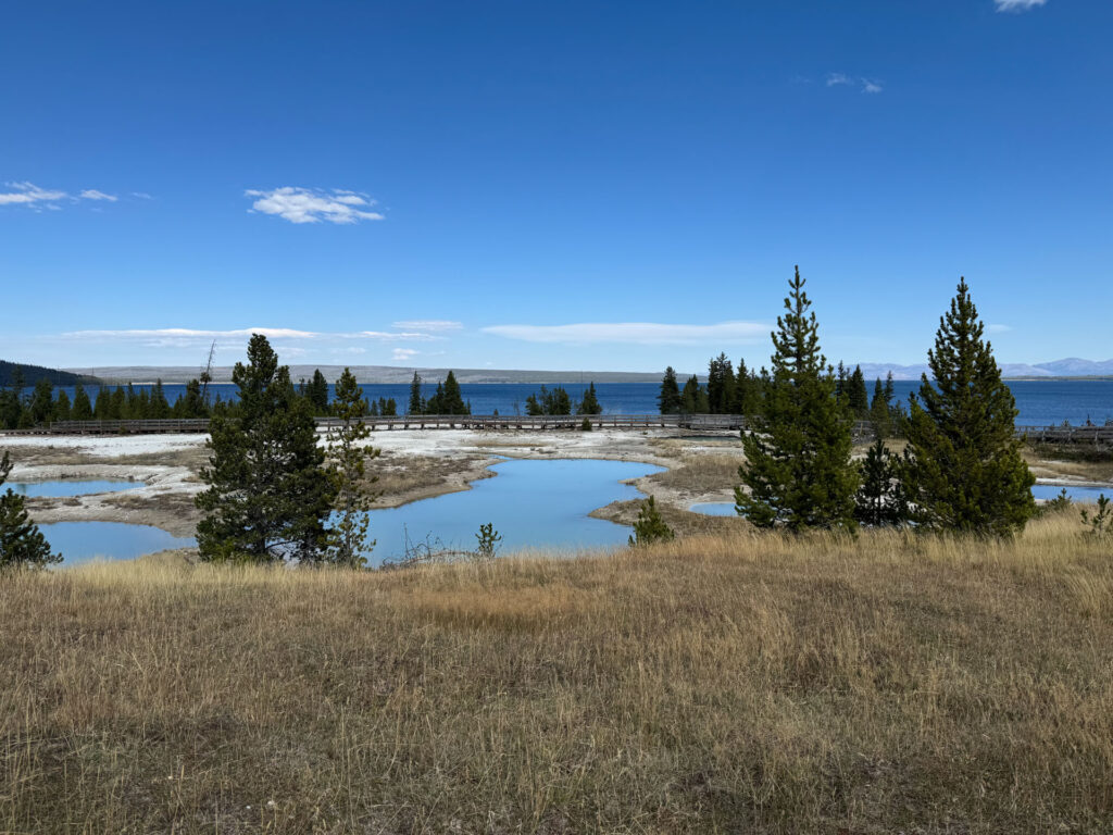 West Thumb Geyser Basin in Yellowstone