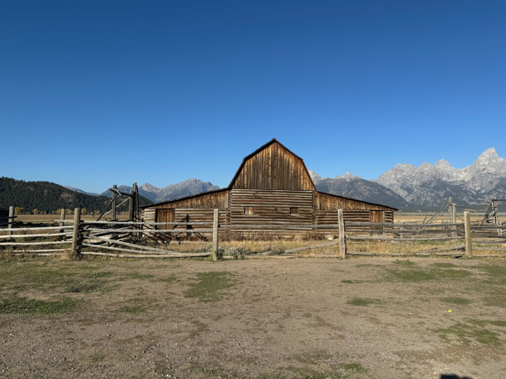 Mormon Row in Grand Teton National Park