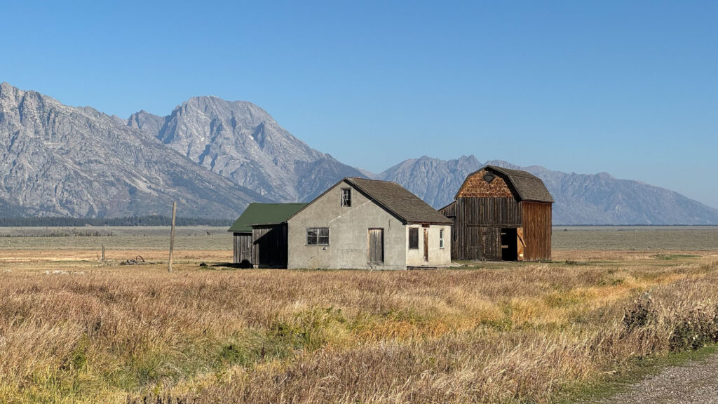 Mormon Row in Grand Teton National Park