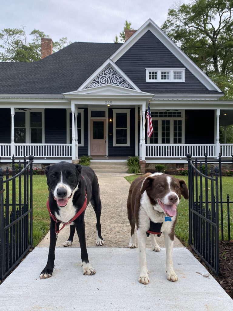 Black Exterior - The Queen Anne