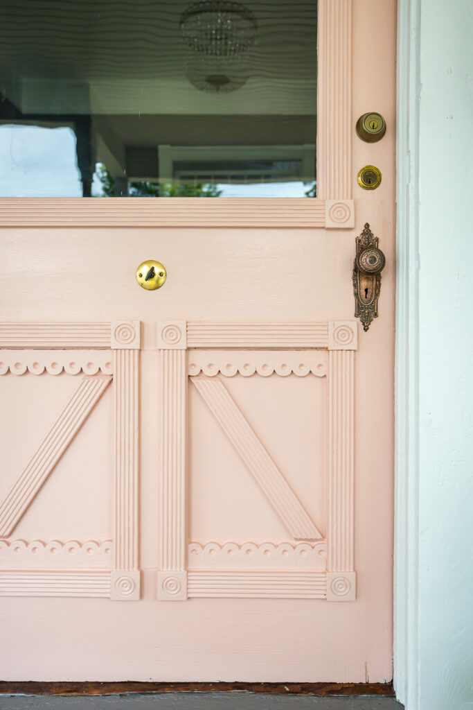 The Pink Front Door