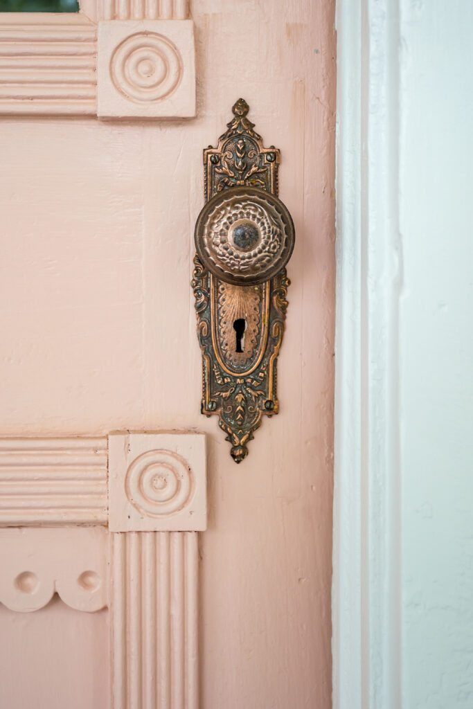 The Pink Front Door