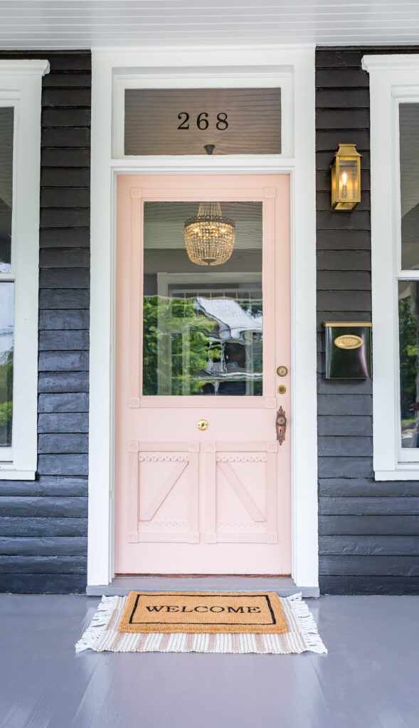 The Pink Front Door