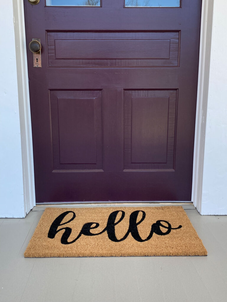 Purple Front Door