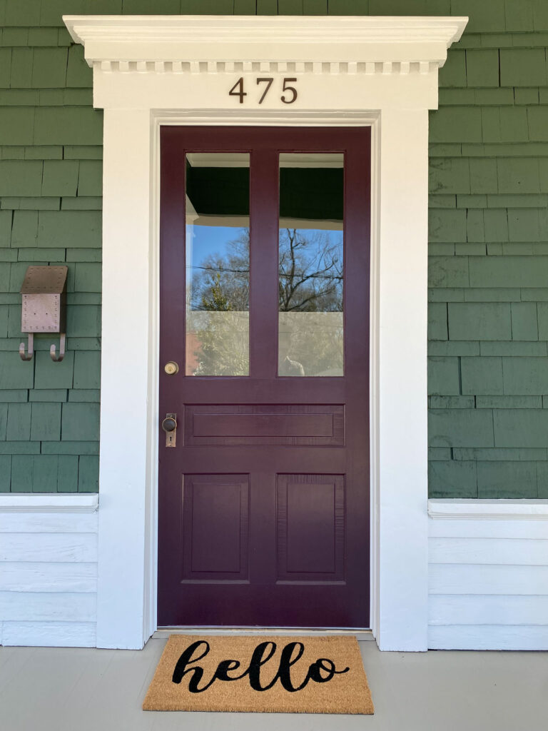 Purple Front Door