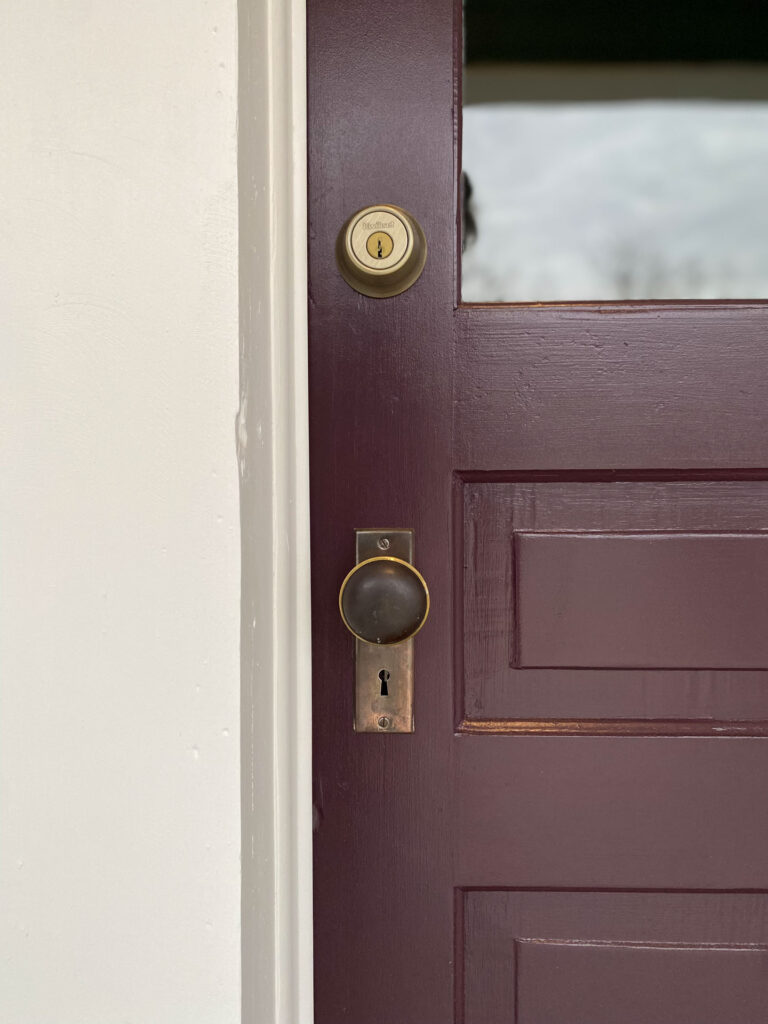 Purple Front Door