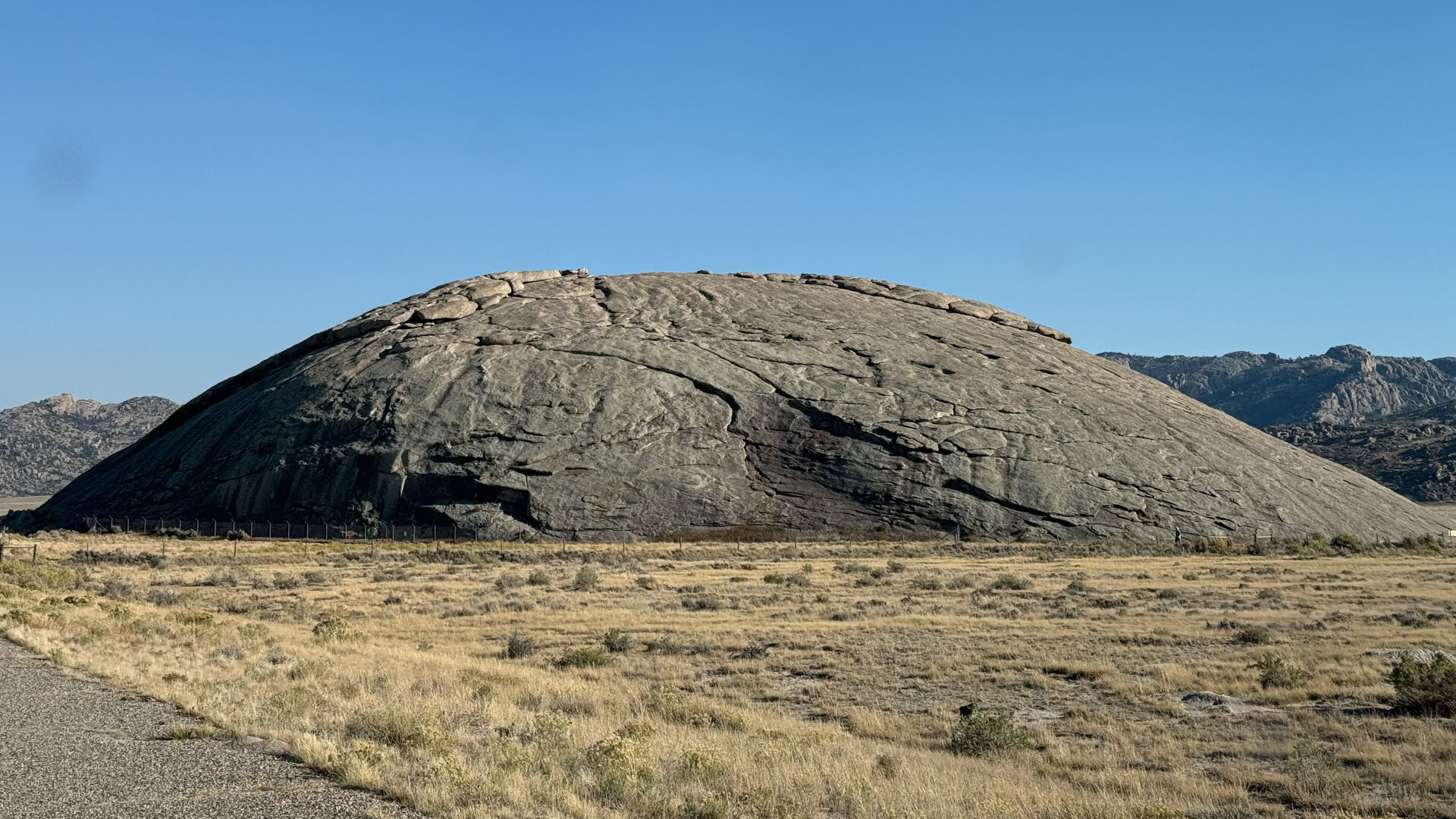 Independence Rock in Wyoming