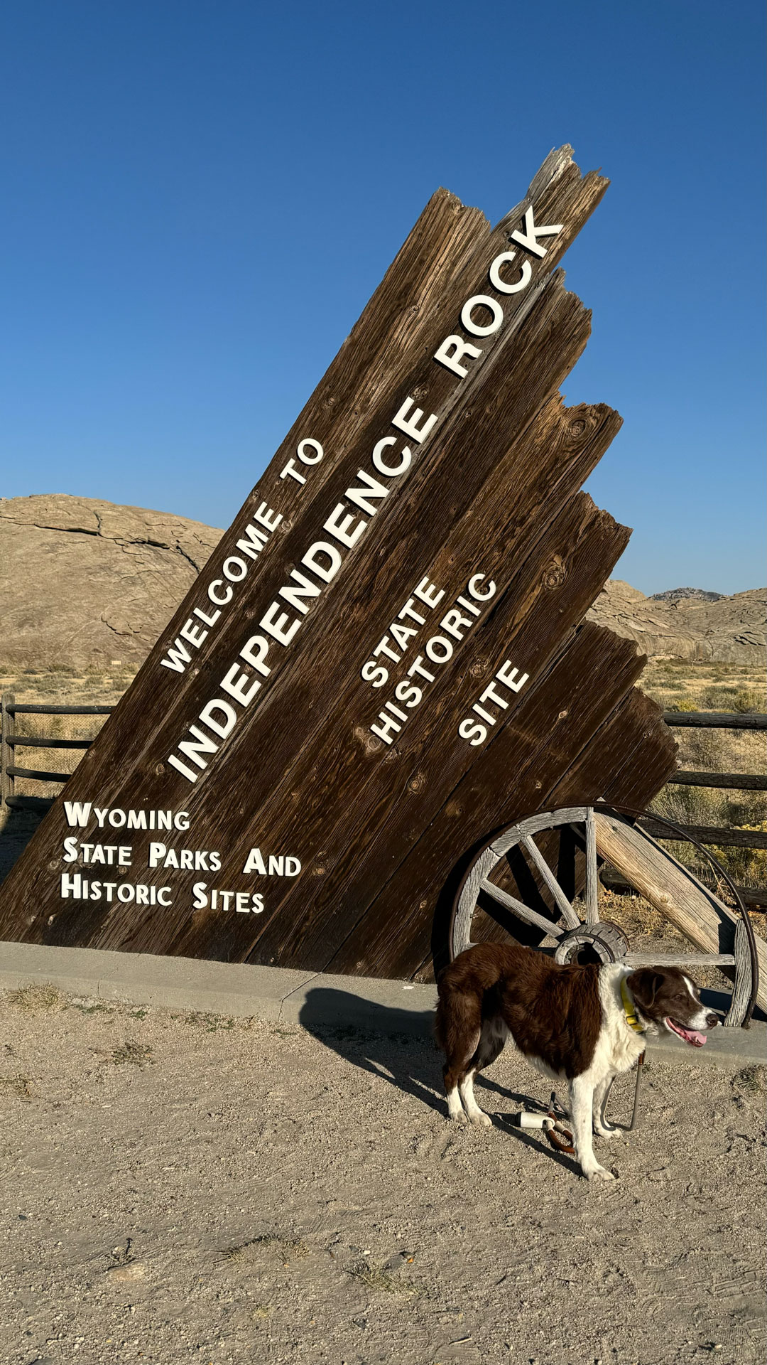 Independence Rock in Wyoming