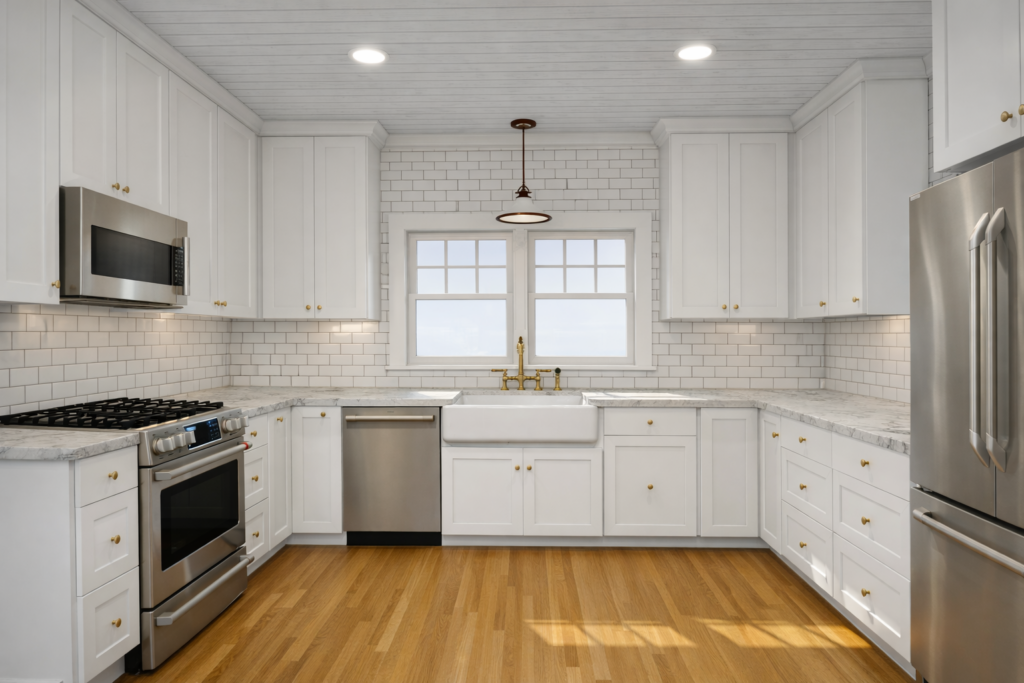 3D Kitchen Rendering