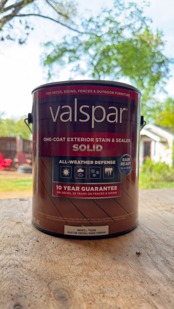 Valspar Exterior Solid Stain