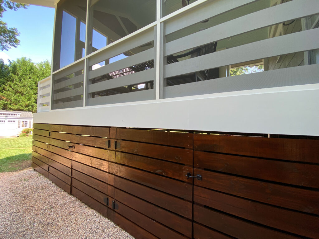 Stained Underpinning