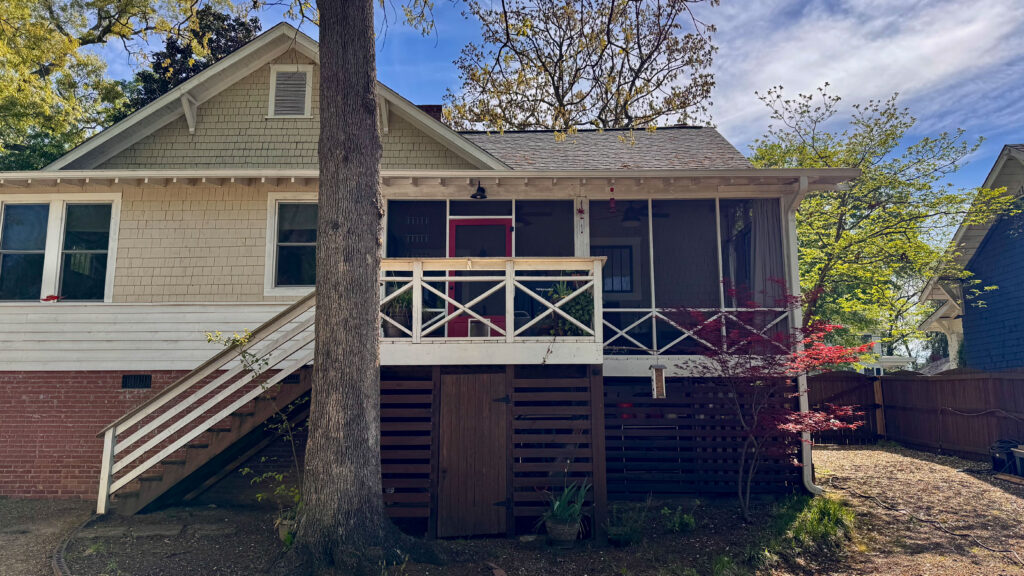 My 1914 Bungalow - Back Yard