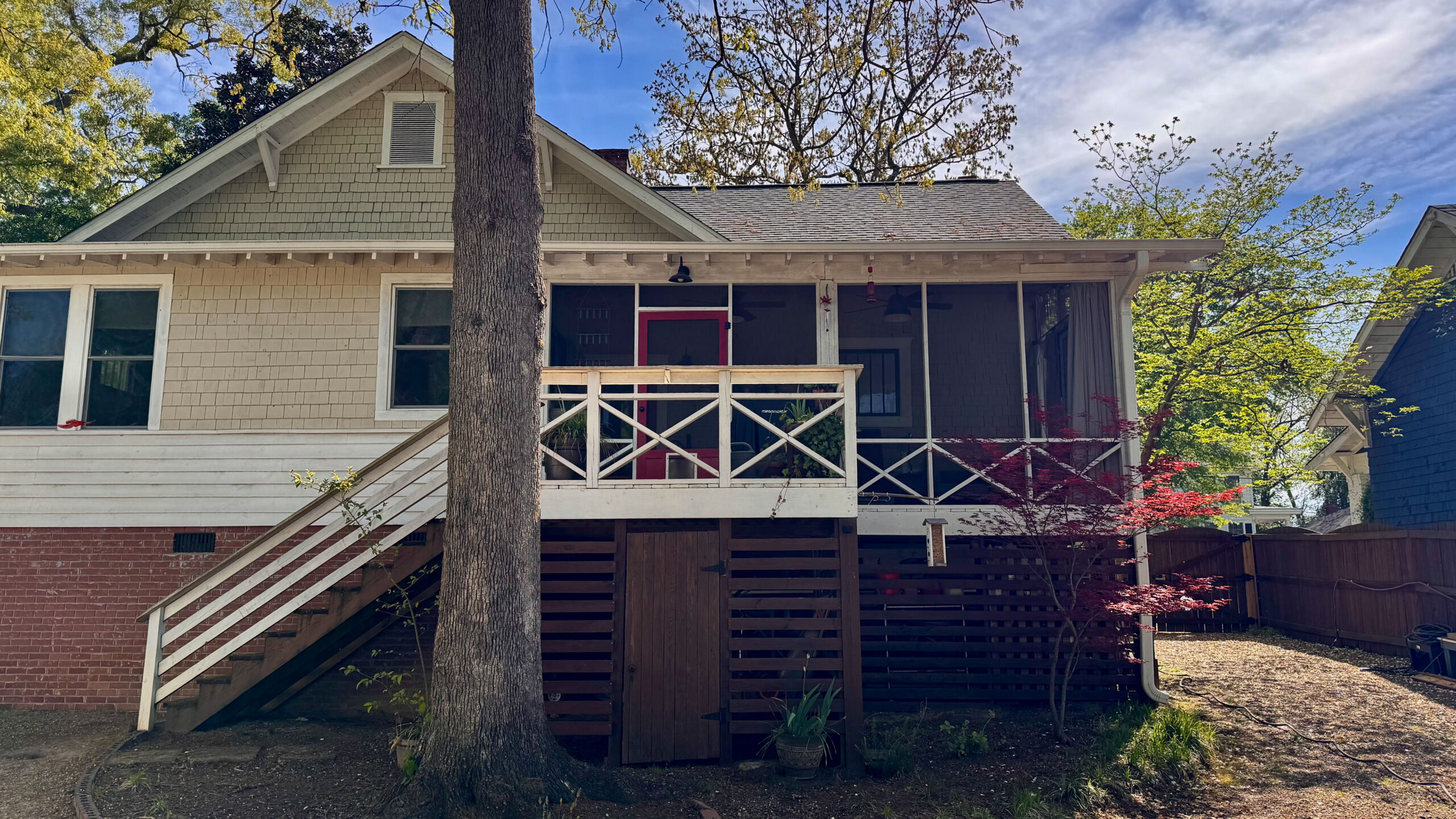 My 1914 Bungalow - Back Yard