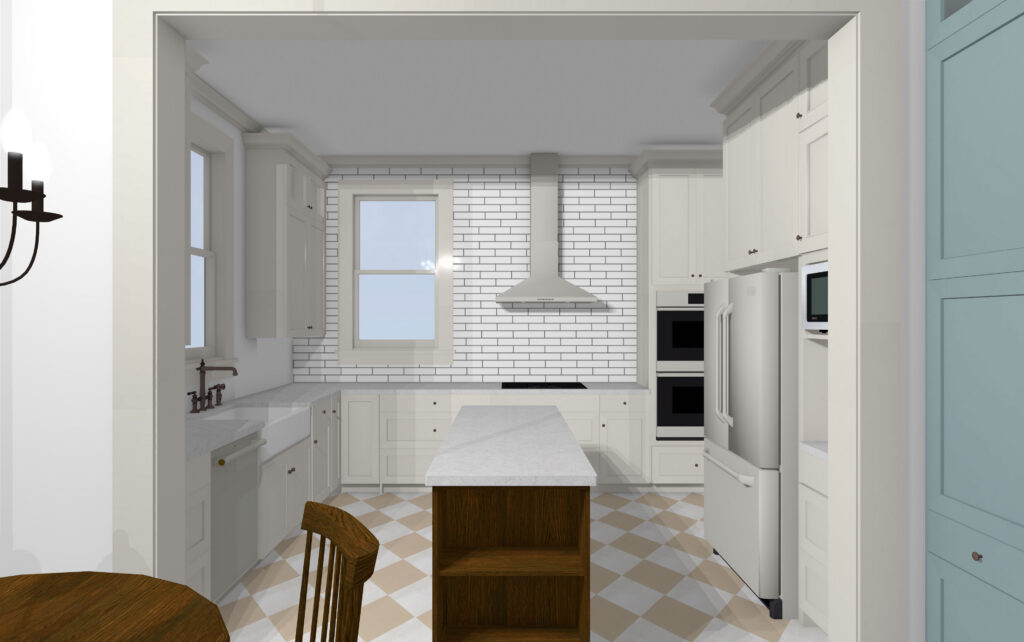 Kitchen 3D Rendering