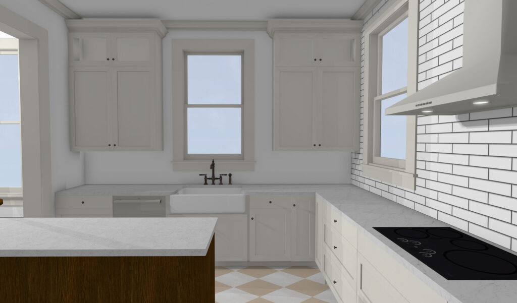 Kitchen 3D Rendering