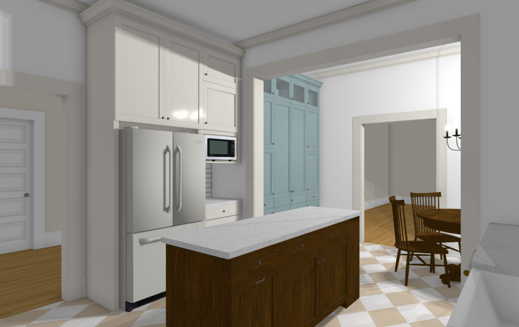 Kitchen 3D Rendering
