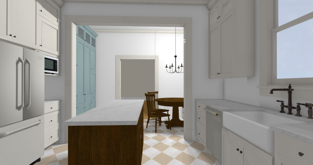 Kitchen 3D Rendering