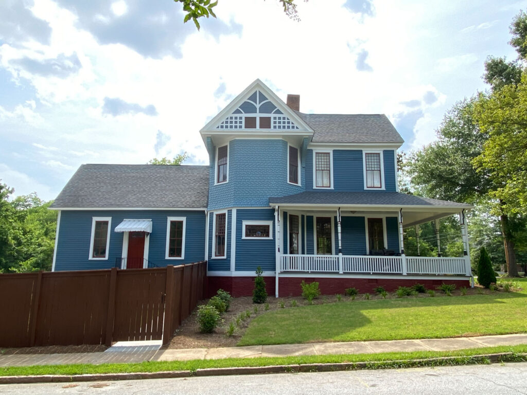 Blue Historic Home
